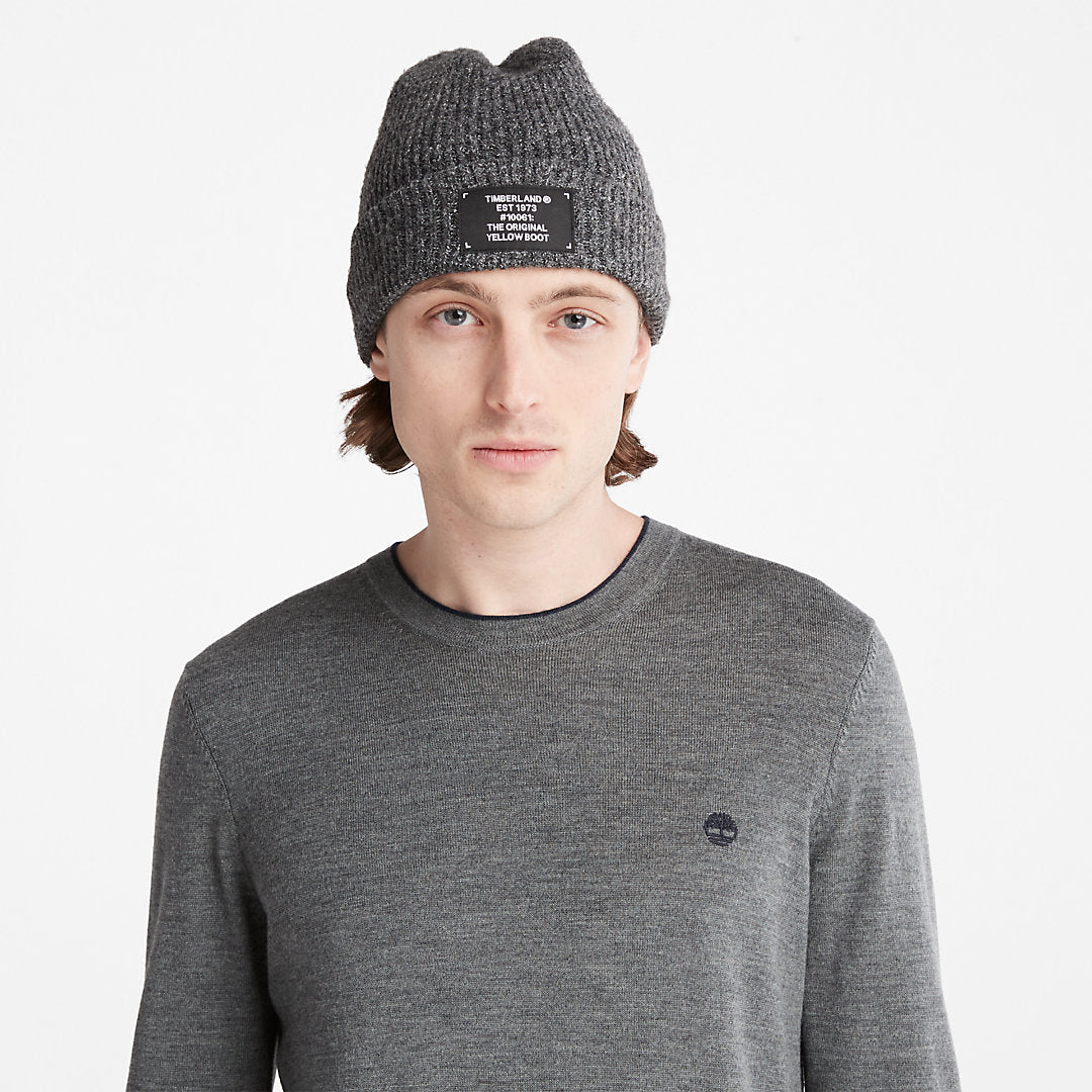 Mens Timberland Nissitissit River Merino Wool Sweater for Men in Grey