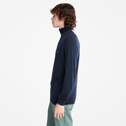 Mens Timberland Nissitissit River Merino Sweater for Men in Navy