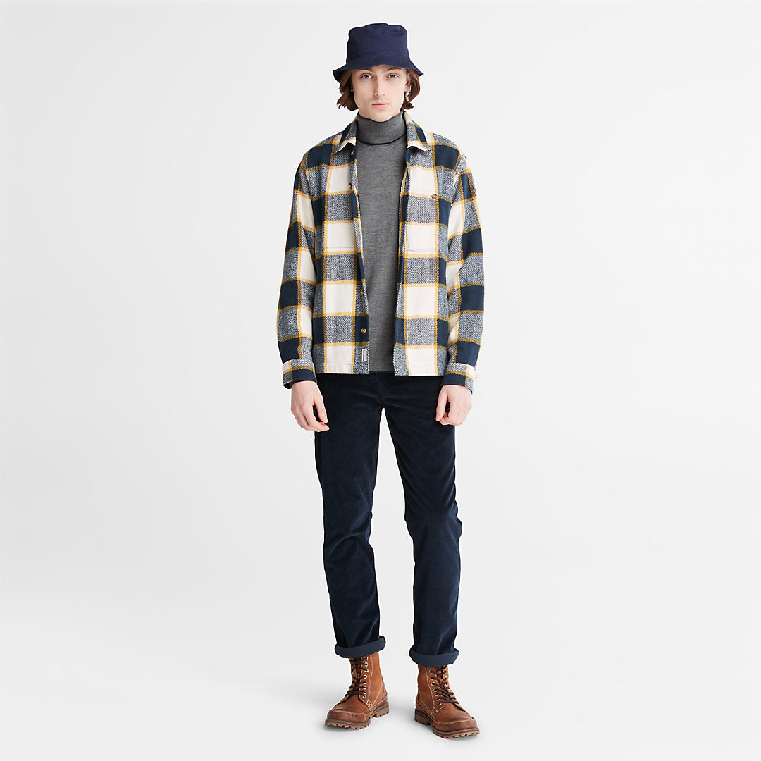 Mens Timberland Nissitissit River Merino Sweater for Men in Dark Grey
