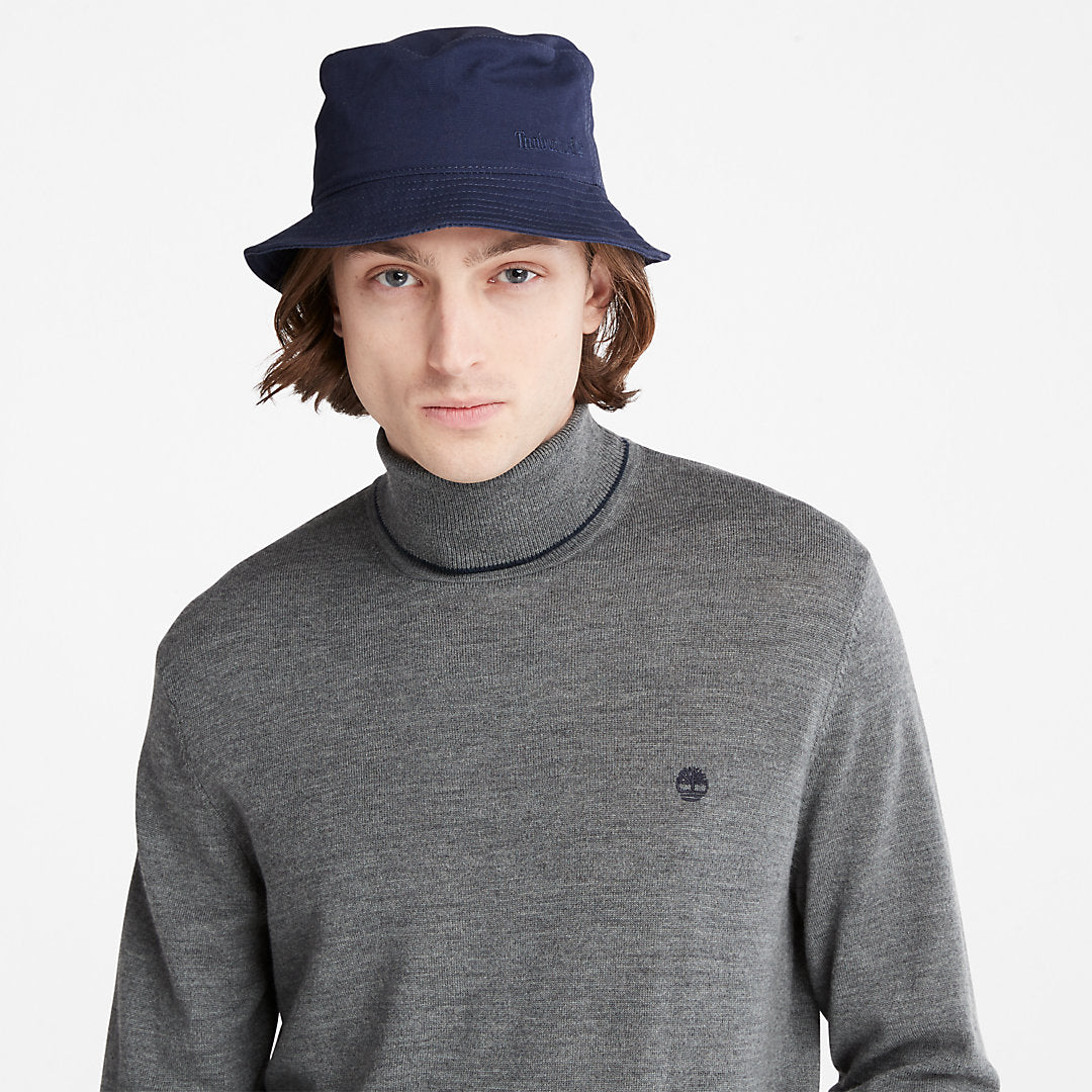 Mens Timberland Nissitissit River Merino Sweater for Men in Dark Grey
