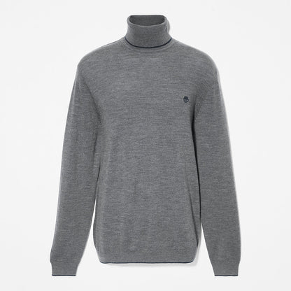 Mens Timberland Nissitissit River Merino Sweater for Men in Dark Grey