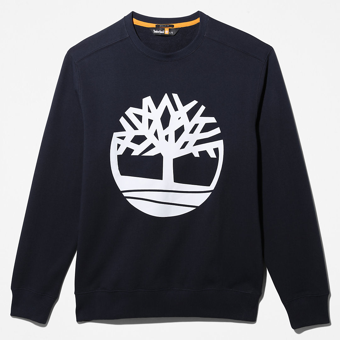 Mens Timberland Core Tree Logo Sweatshirt for Men in Navy