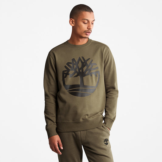 Mens Timberland Timberland® Tree-Logo Sweatshirt for Men in Dark Green