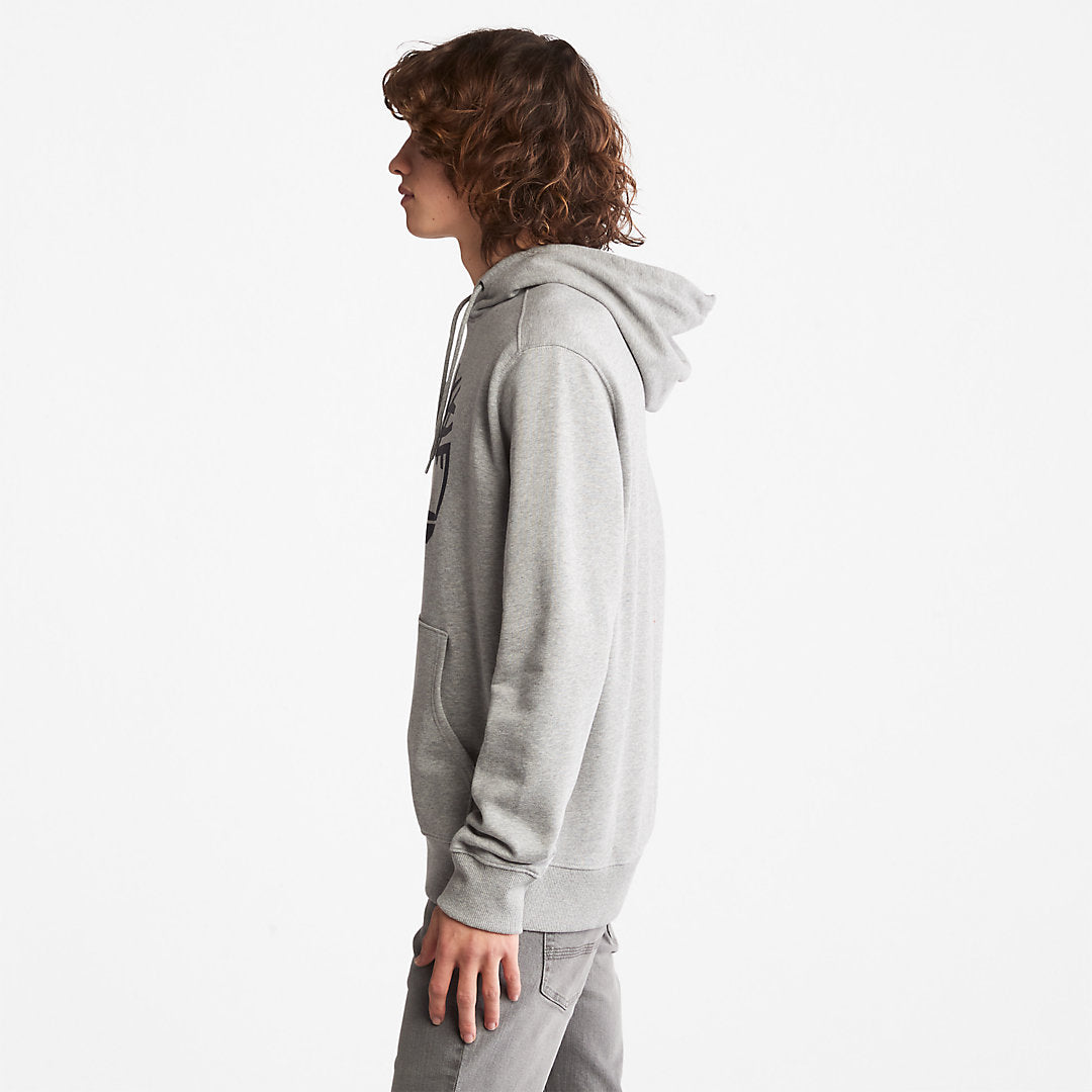 Mens Timberland Core Tree Logo Hoodie for Men in Grey