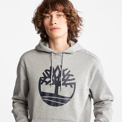 Mens Timberland Core Tree Logo Hoodie for Men in Grey