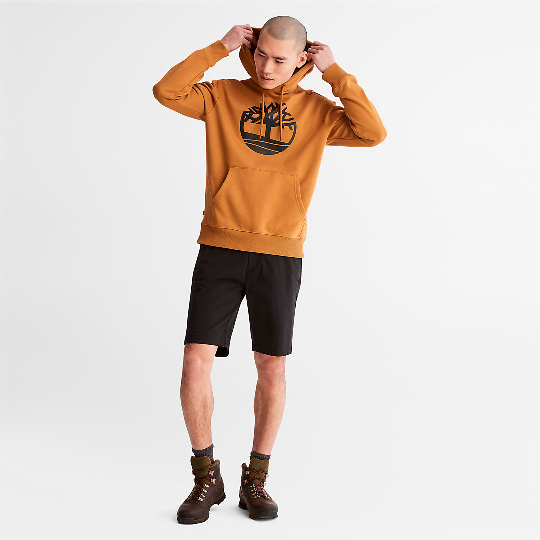 Mens Timberland Core Tree Logo Hoodie for Men in Yellow
