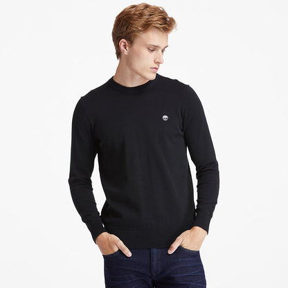 Mens Timberland Williams River Organic Cotton Sweater for Men in Black