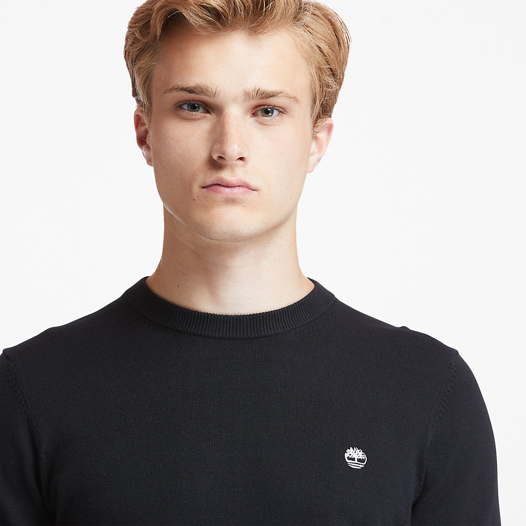 Mens Timberland Williams River Organic Cotton Sweater for Men in Black