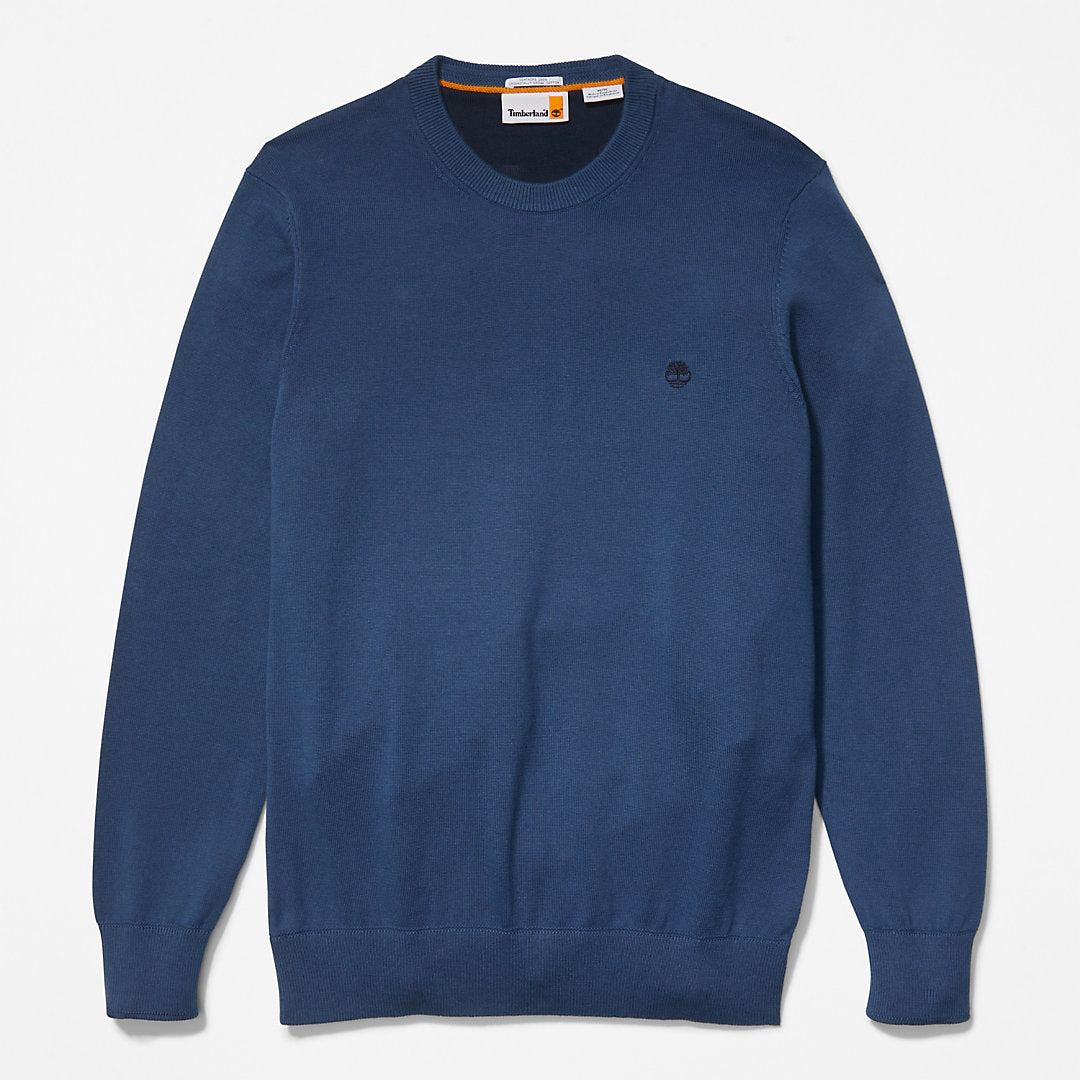 Mens Timberland Williams River Organic Cotton Sweater for Men in Blue