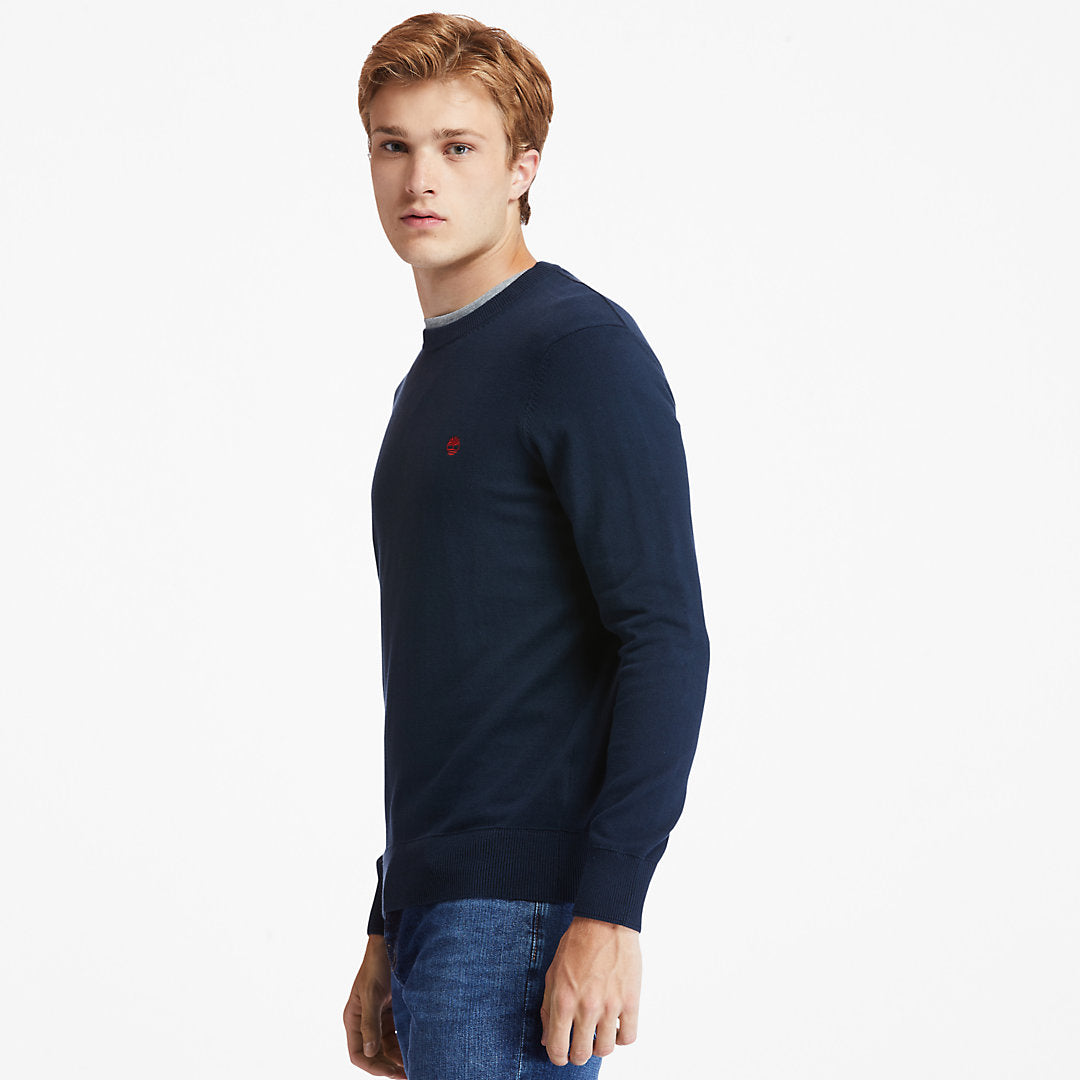 Mens Timberland Williams River Organic Cotton Sweater for Men in Navy