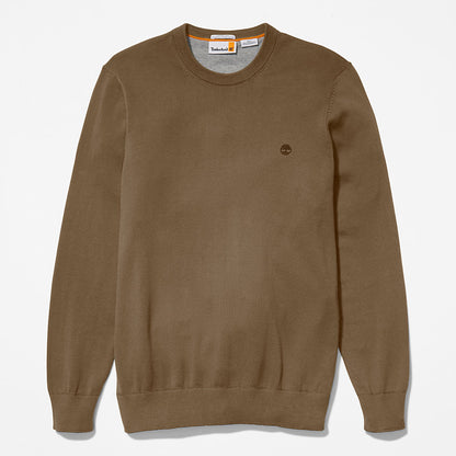 Mens Timberland Williams River Organic Cotton Sweater for Men in Dark Green