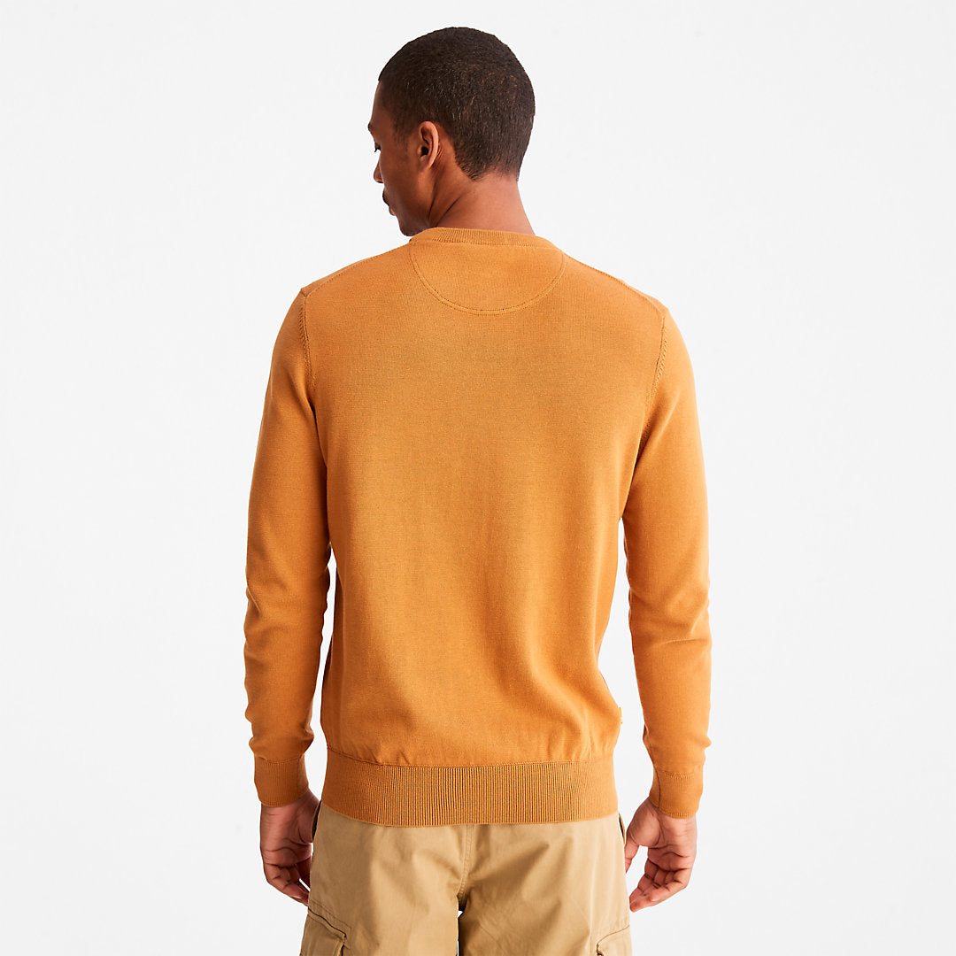 Mens Timberland Williams River Organic Cotton Sweater for Men in Yellow
