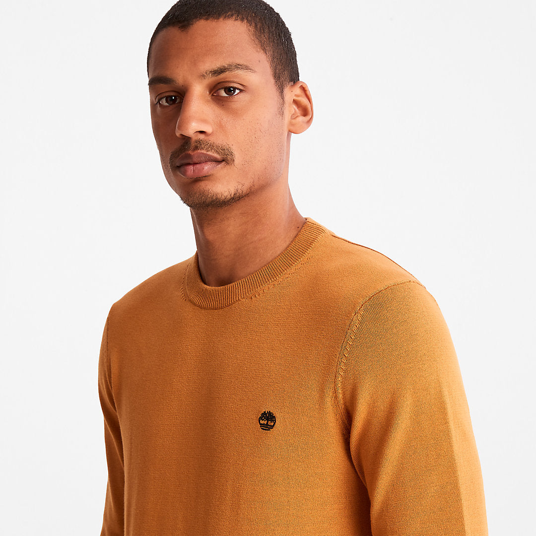 Mens Timberland Williams River Organic Cotton Sweater for Men in Yellow