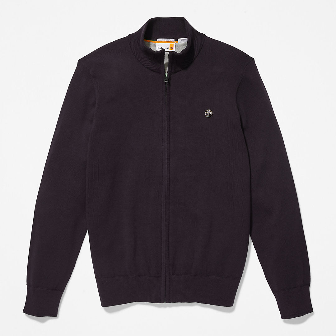 Mens Timberland Williams River Full-Zip Sweater for Men in Black