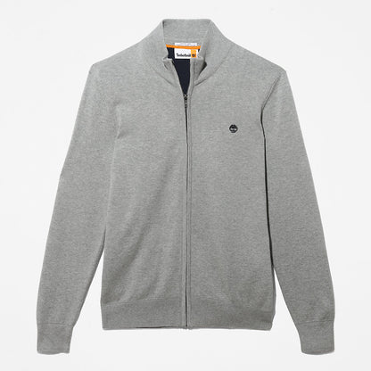 Mens Timberland Williams River Full-Zip Sweater for Men in Grey