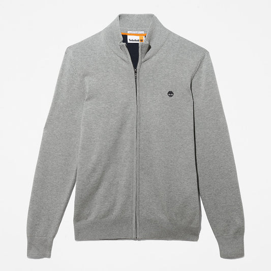 Mens Timberland Williams River Full-Zip Sweater for Men in Grey
