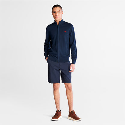 Mens Timberland Williams River Full-Zip Sweater for Men in Navy