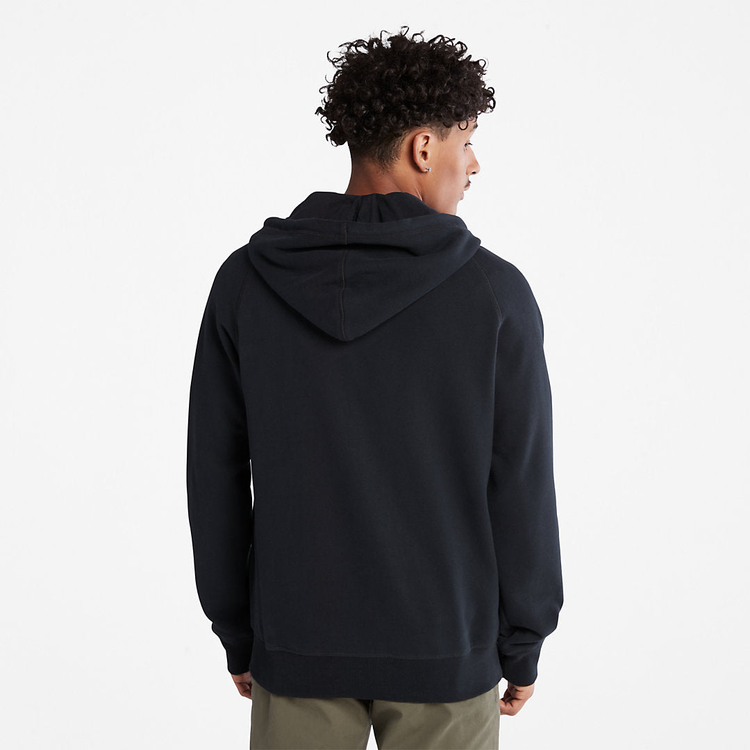 Mens Timberland Exeter River Zip Hoodie for Men in Black