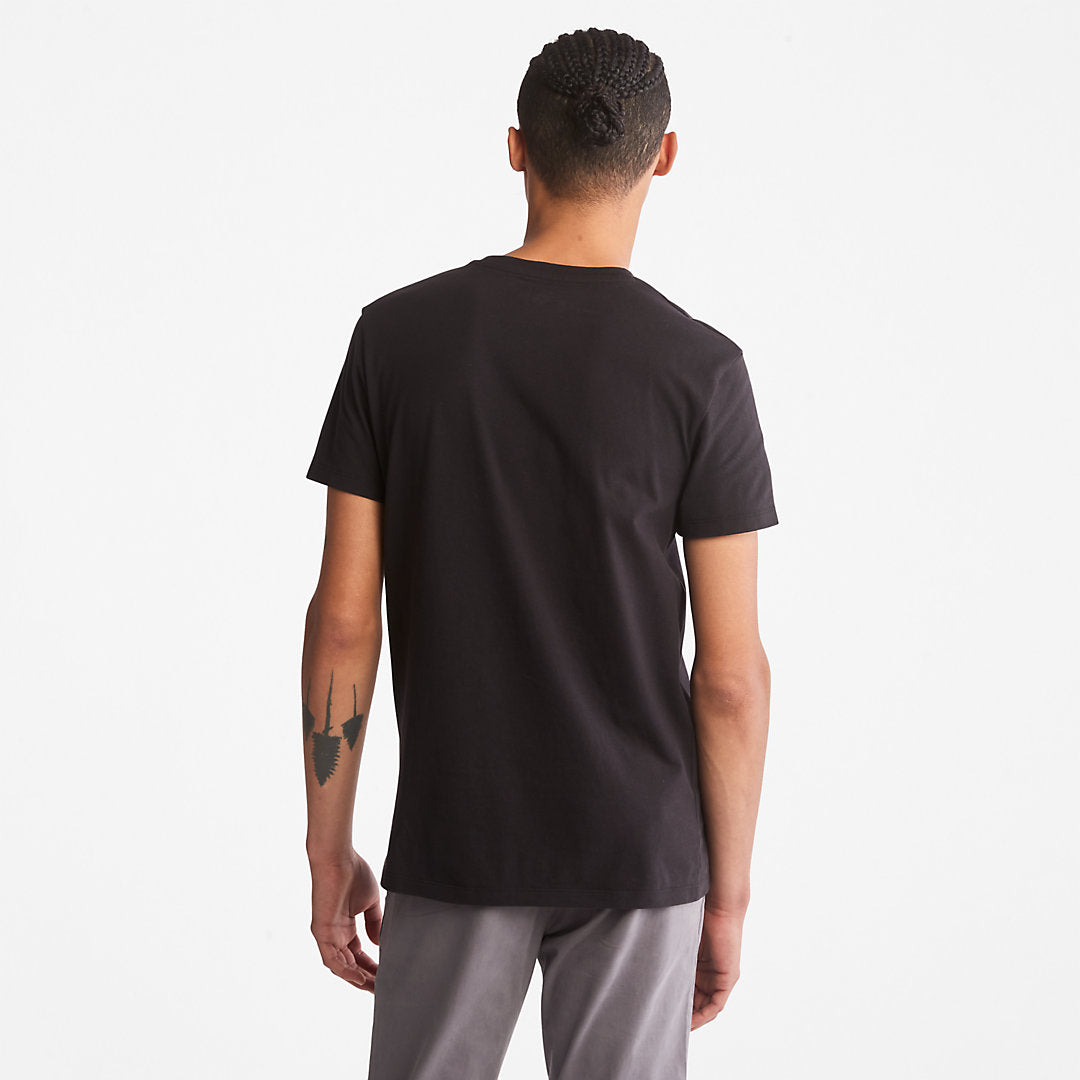 Mens Timberland 3xPack Organic Cotton T-Shirts for Men in Black, White, Grey