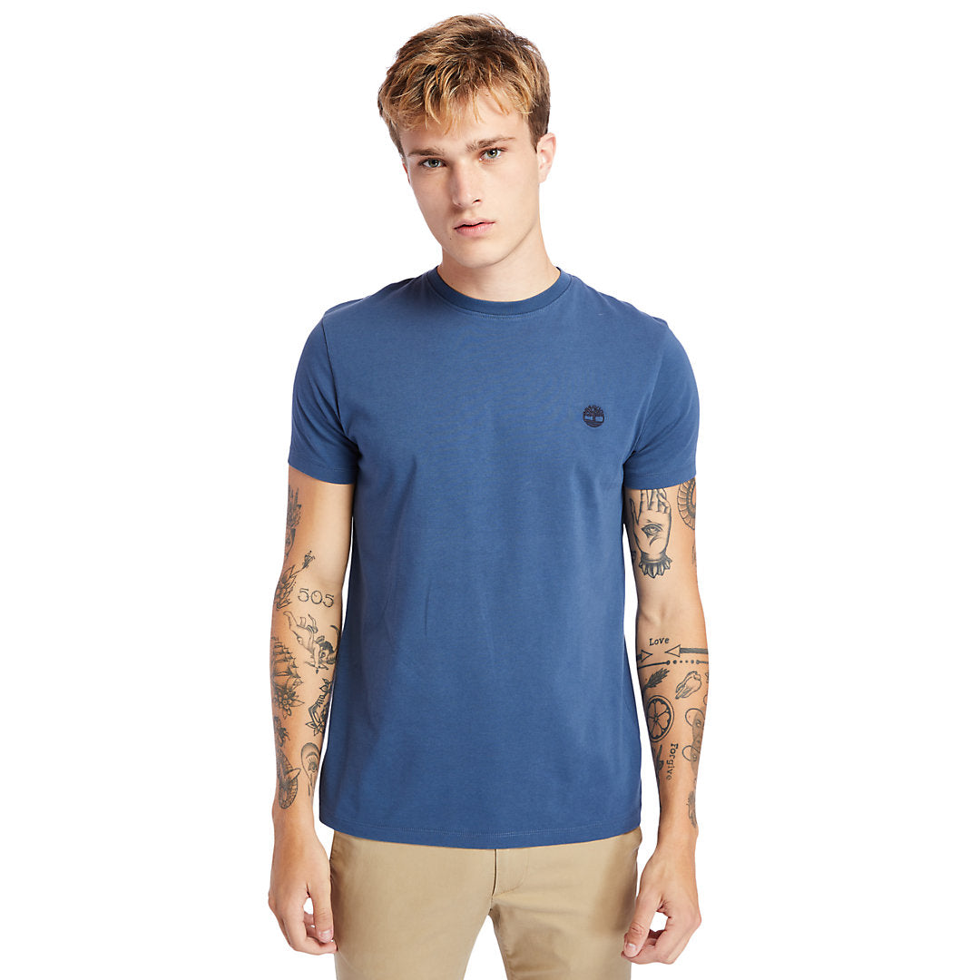 Mens Timberland Dunstan River Crew Tee for Men in Navy