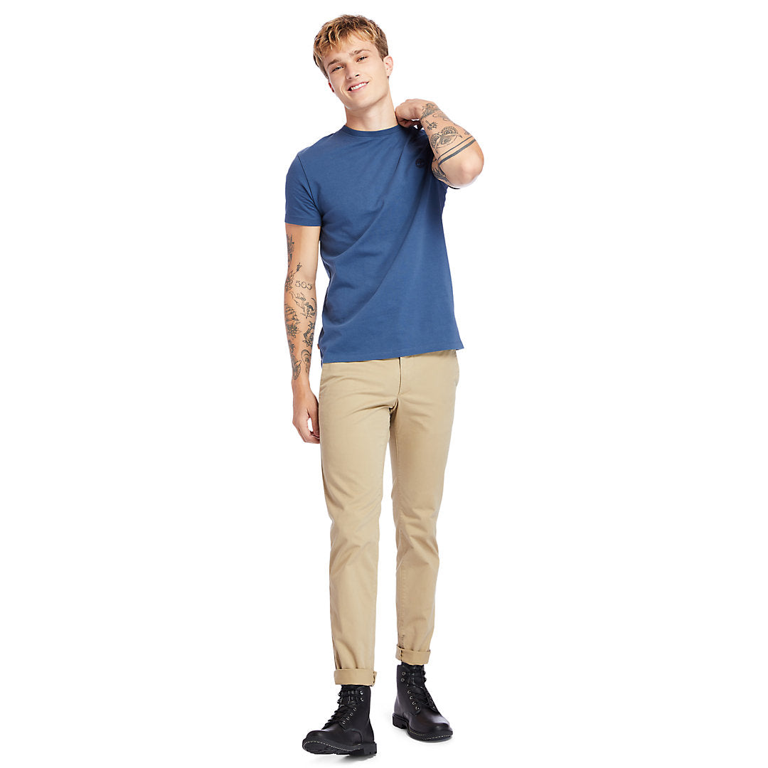 Mens Timberland Dunstan River Crew Tee for Men in Navy