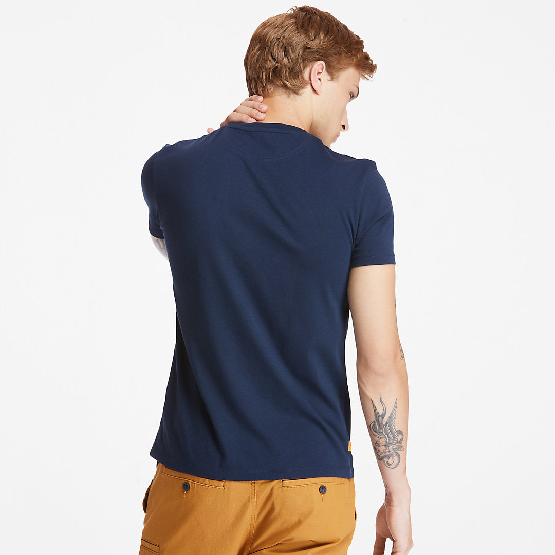 Mens Timberland Dunstan River Crew Tee for Men in Dark Blue