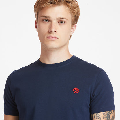 Mens Timberland Dunstan River Crew Tee for Men in Dark Blue