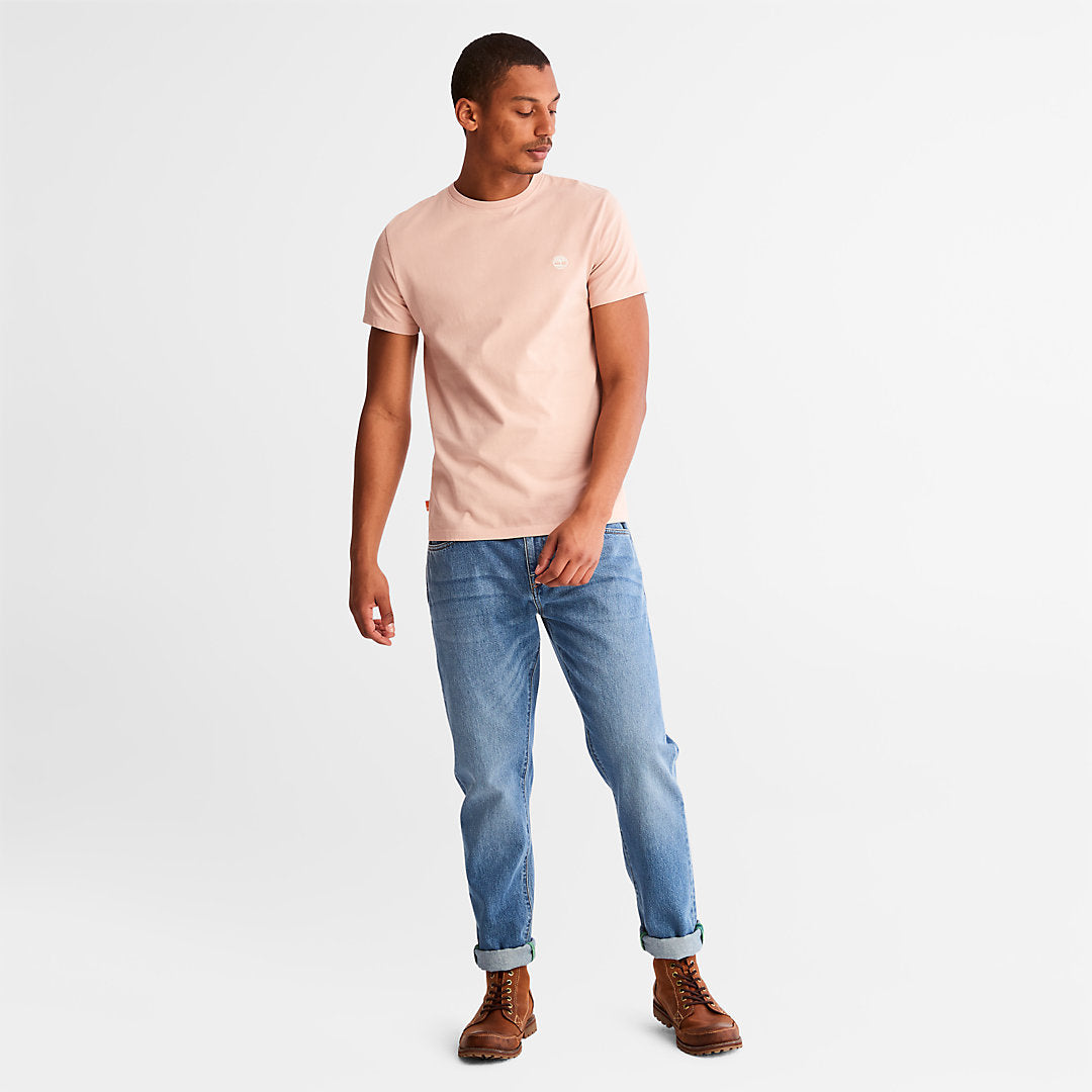Mens Timberland Dunstan River T-Shirt for Men in Light Pink