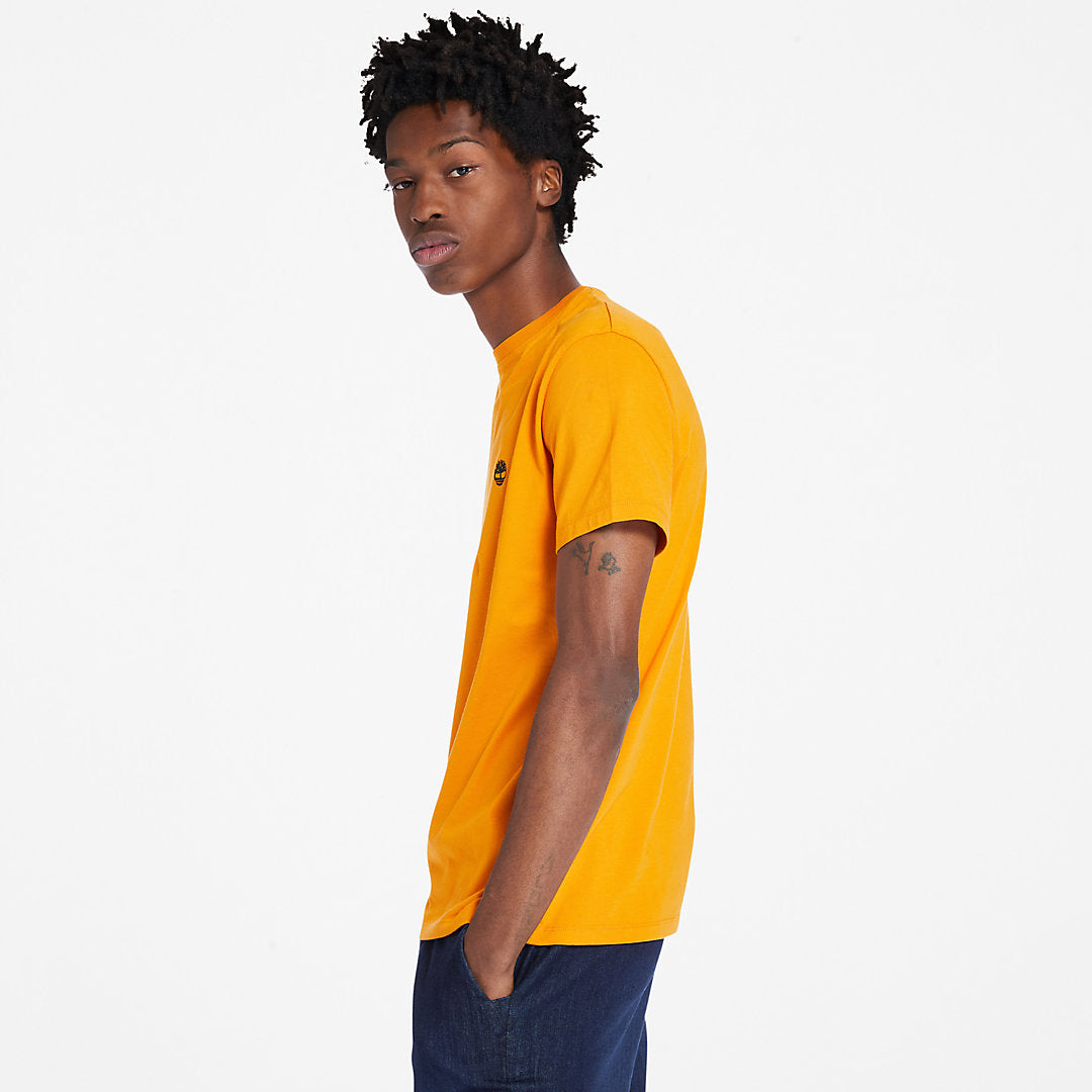 Mens Timberland Dunstan River Crew Tee for Men in Orange
