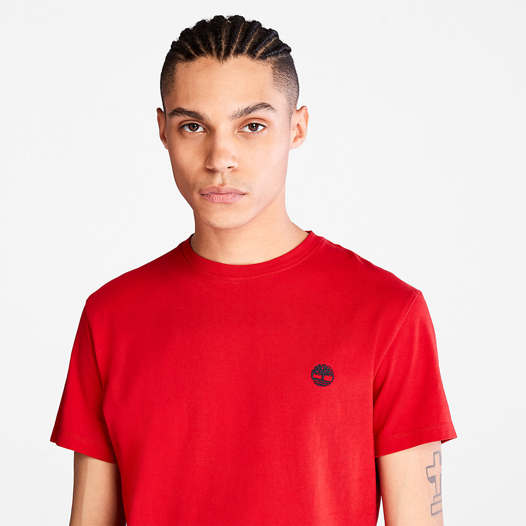 Mens Timberland Dunstan River Crew Tee for Men in Red