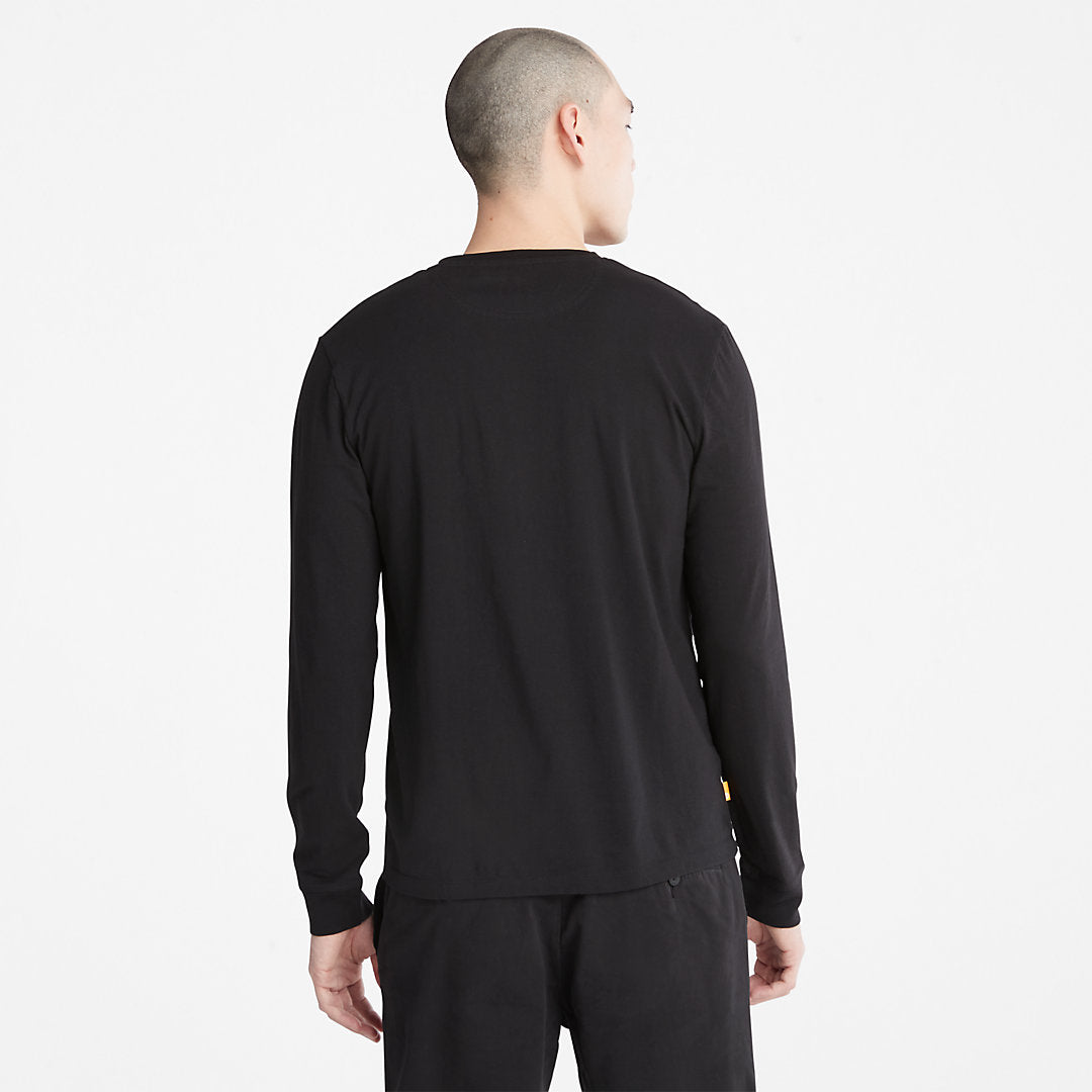 Mens Timberland Dunstan River LS T-Shirt for Men in Black