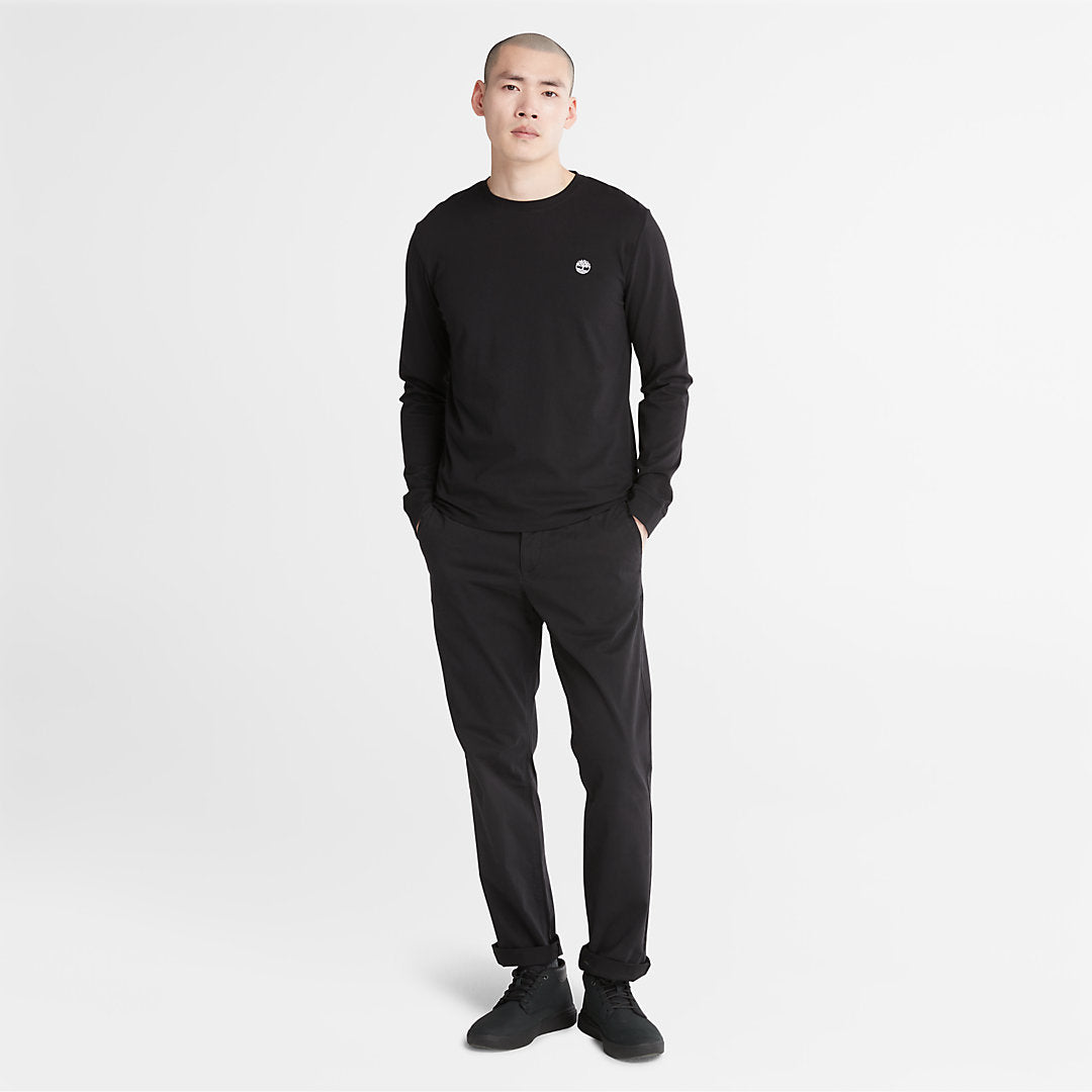Mens Timberland Dunstan River LS T-Shirt for Men in Black