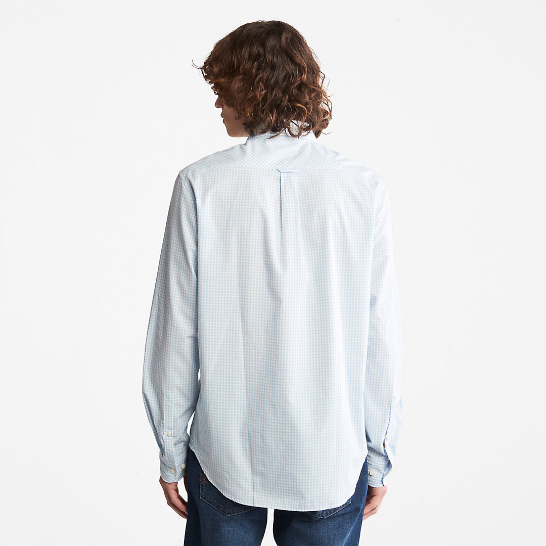 Mens Timberland Suncook River Gingham Shirt for Men in Blue
