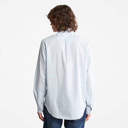 Mens Timberland Suncook River Gingham Shirt for Men in Blue