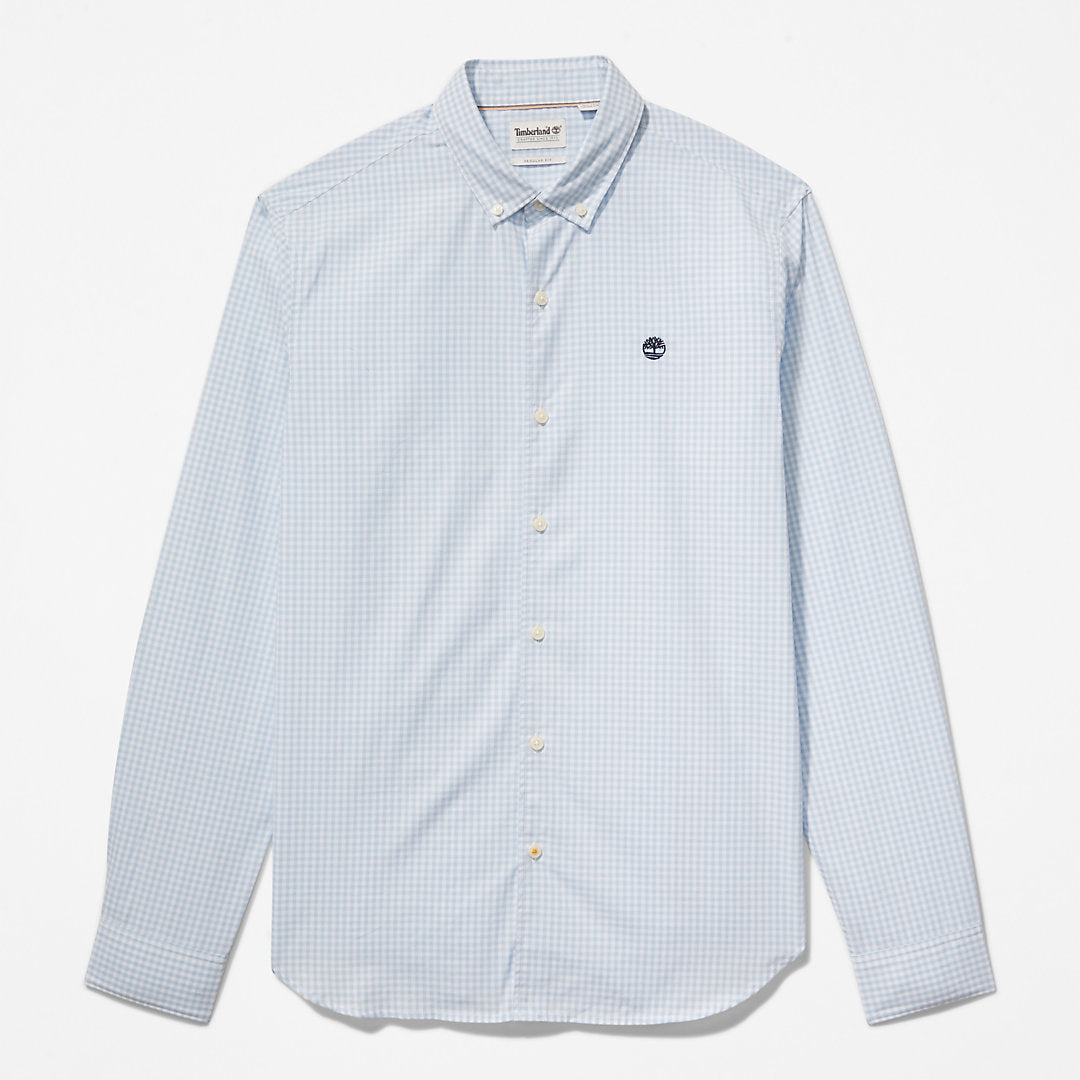 Mens Timberland Suncook River Gingham Shirt for Men in Blue
