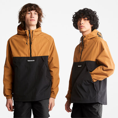Mens Timberland Pullover Windbreaker Jacket for All Gender in Yellow