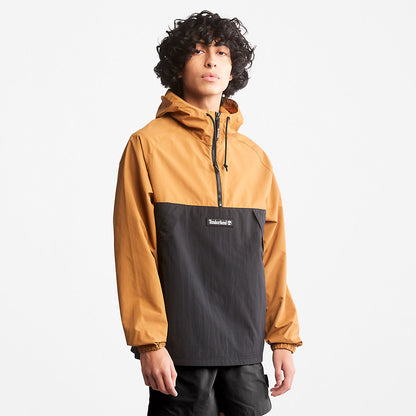 Mens Timberland Pullover Windbreaker Jacket for All Gender in Yellow