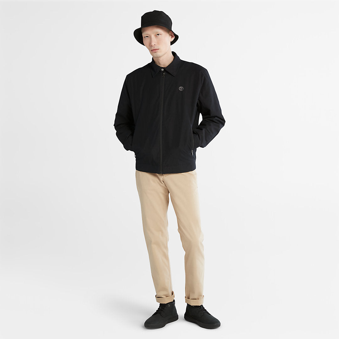 Mens Timberland Stratham Bomber Jacket for Men in Black