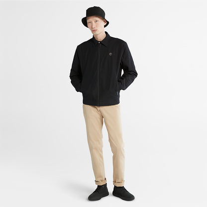Mens Timberland Stratham Bomber Jacket for Men in Black