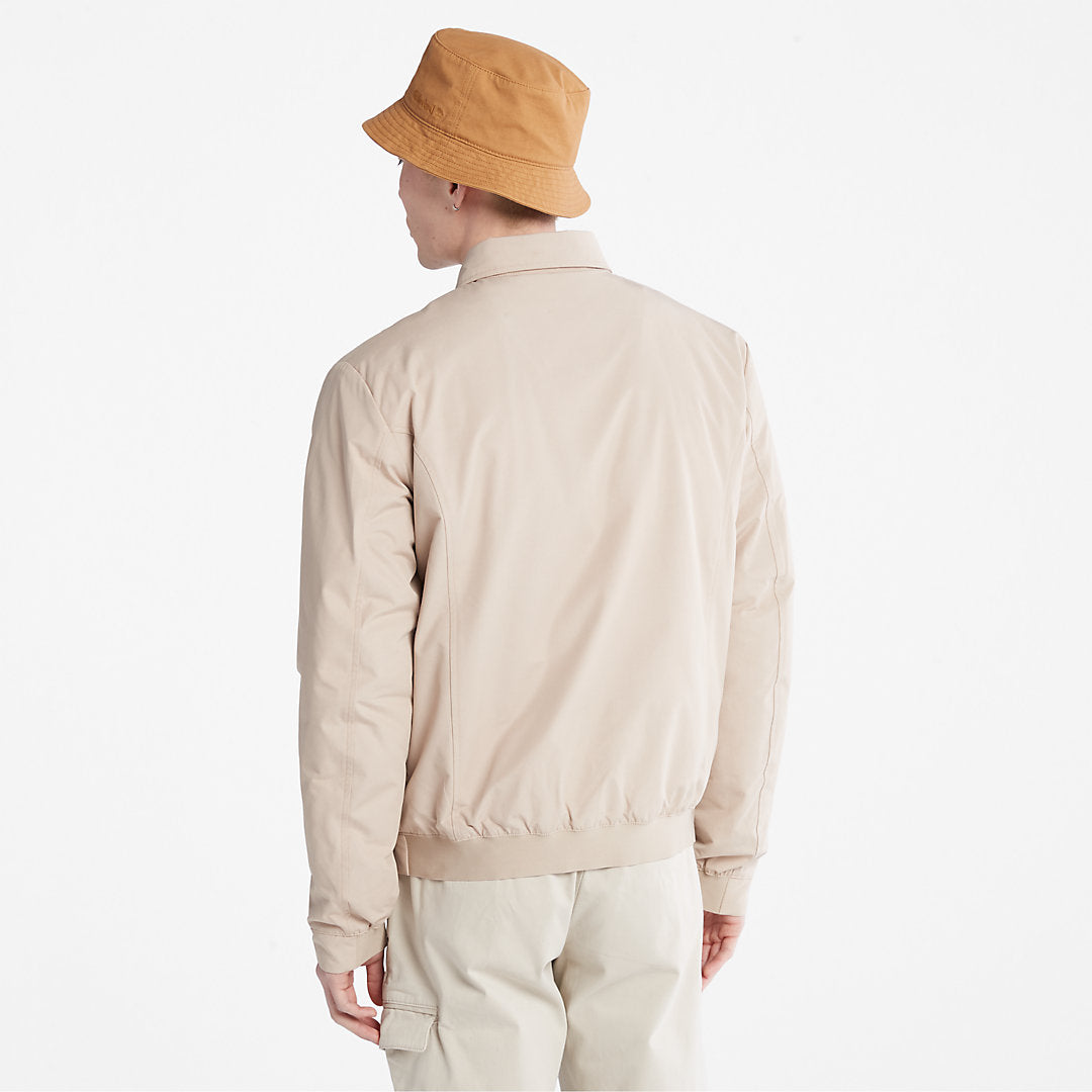 Mens Timberland Men's Stratham Winter Bomber Jacket in Beige