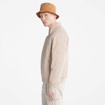 Mens Timberland Men's Stratham Winter Bomber Jacket in Beige