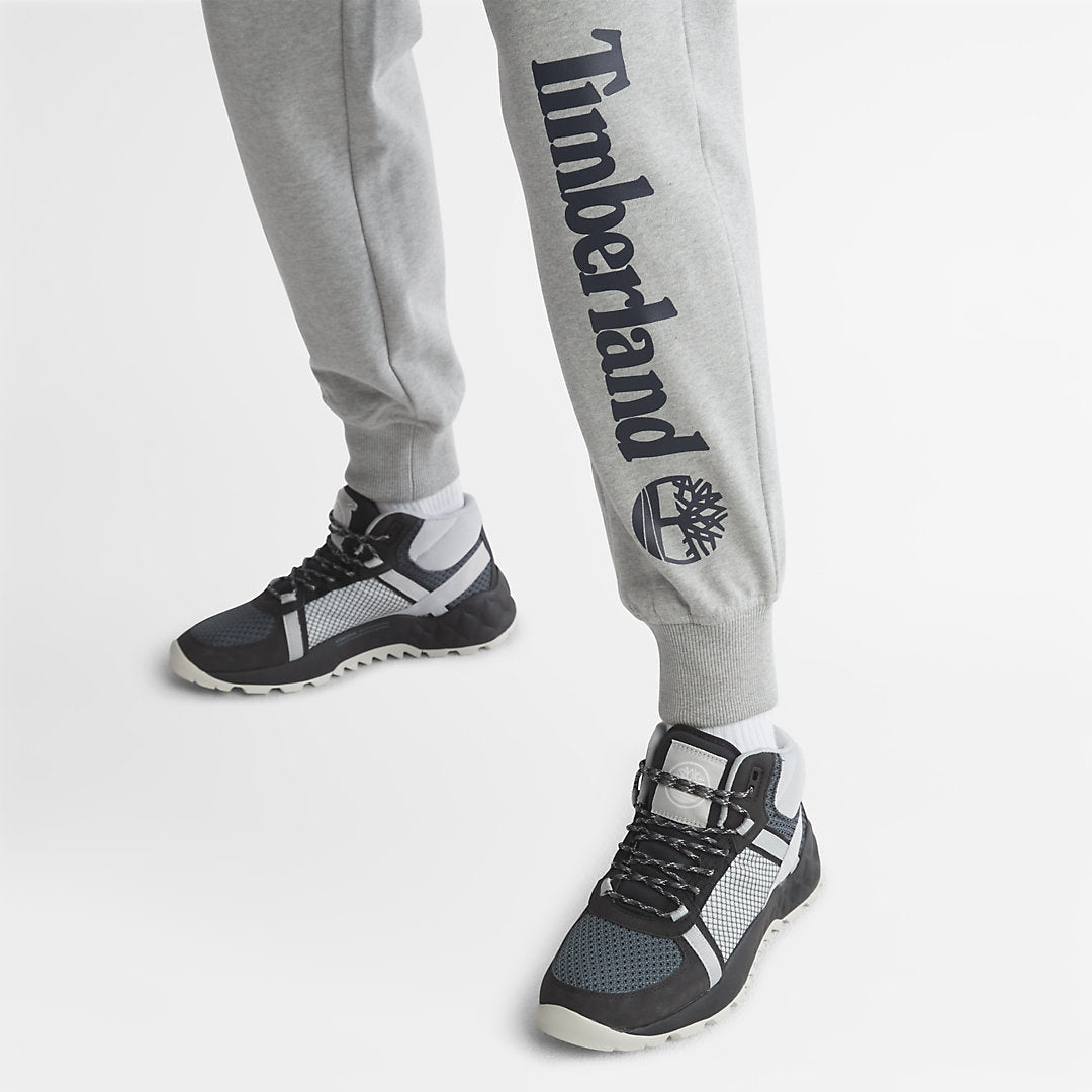 Mens Timberland Logo Sweatpants for Men in Grey