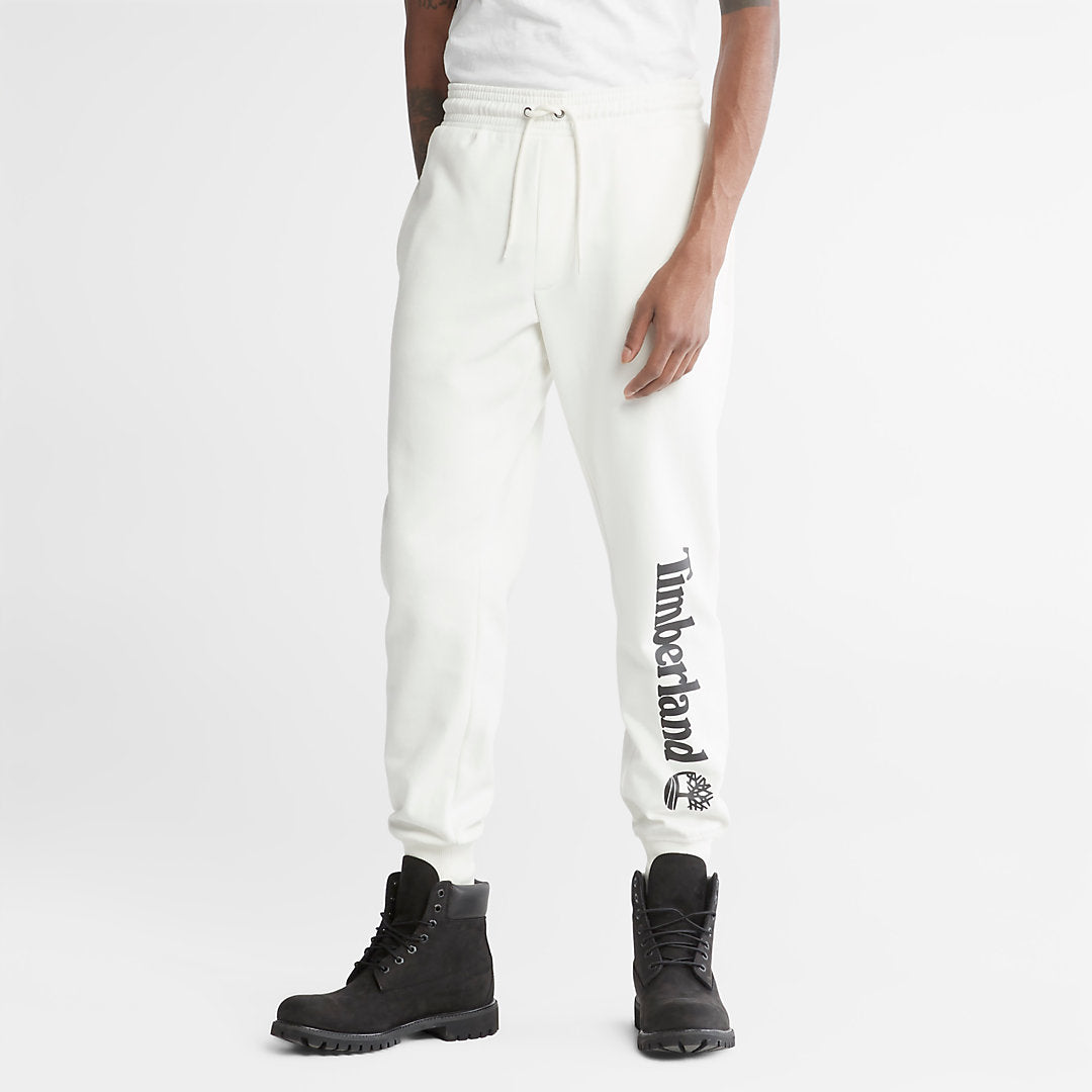 Mens Timberland Core Logo Sweatpants for Men in White