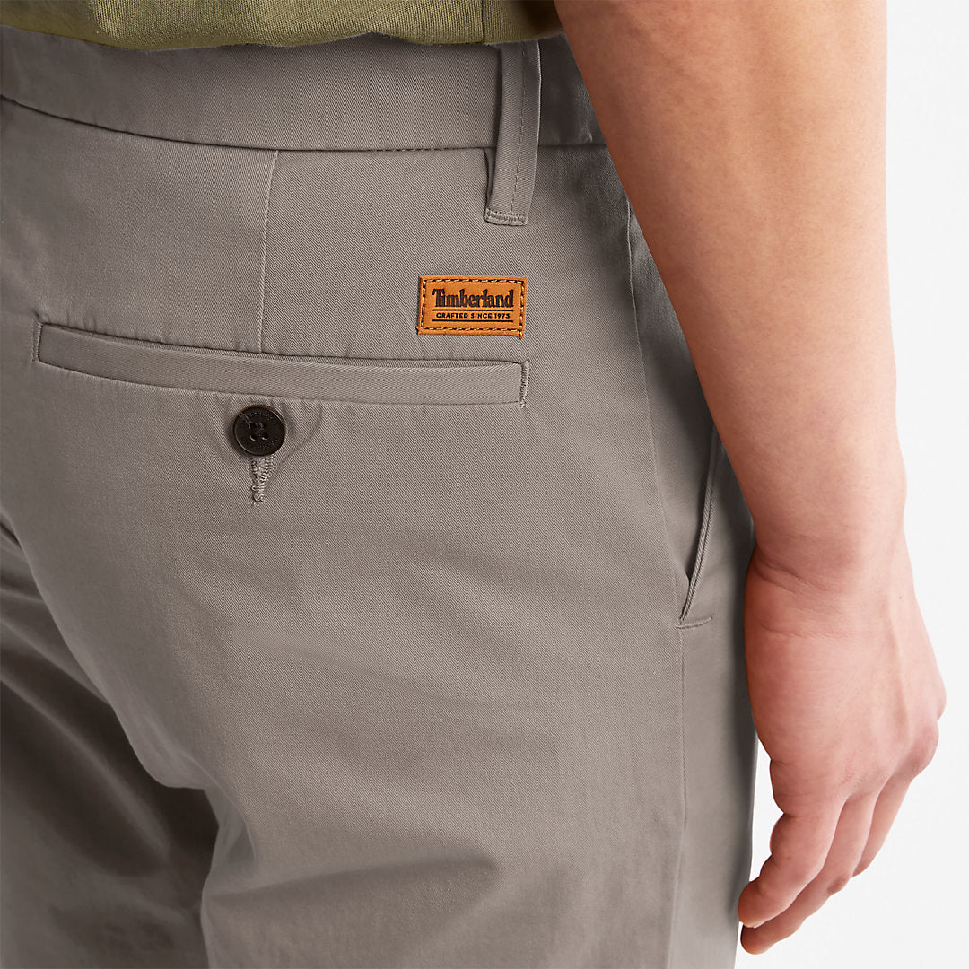 Mens Timberland Sargent Lake Stretch Chinos for Men in Grey