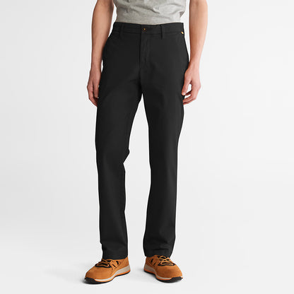 Mens Timberland Squam Lake Twill Chino Pants for Men in Black