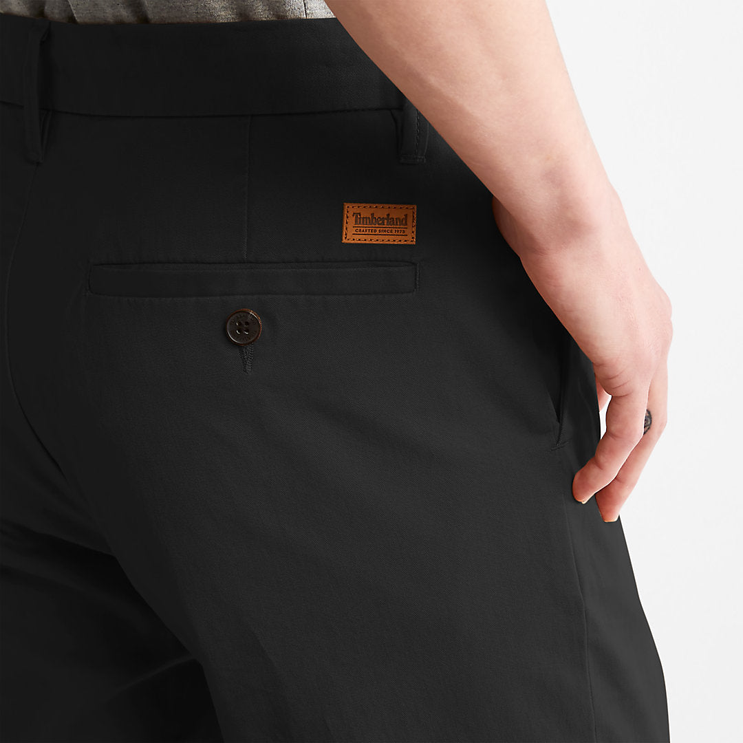 Mens Timberland Squam Lake Twill Chino Pants for Men in Black