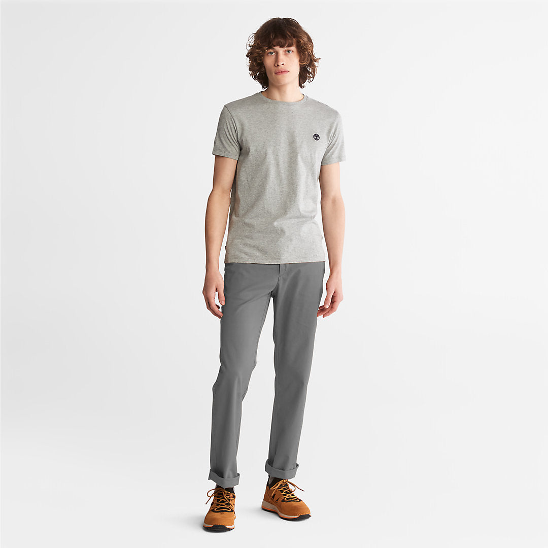 Mens Timberland Squam Lake Stretch Chinos for Men in Grey