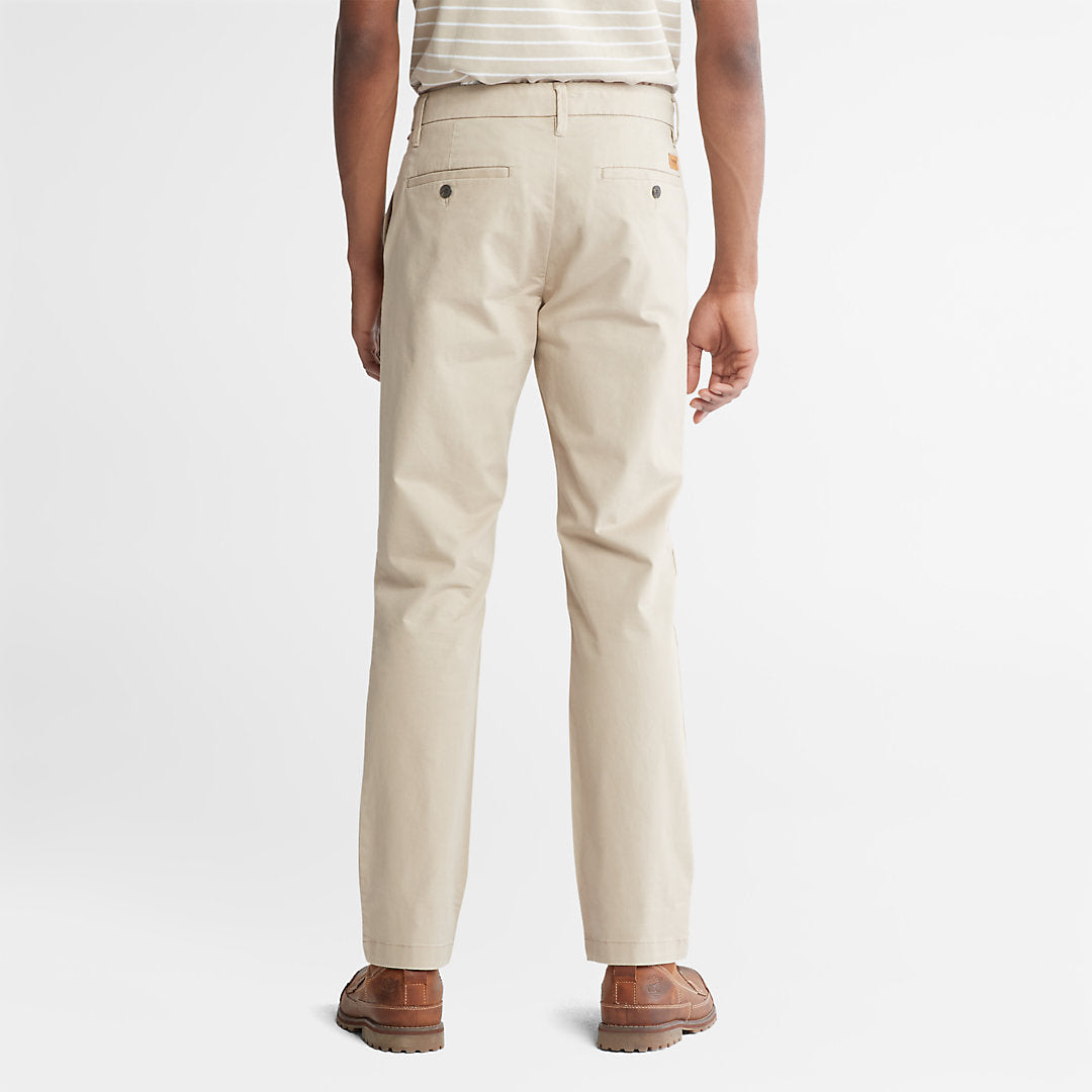 Mens Timberland Squam Lake Stretch Chinos for Men in Beige