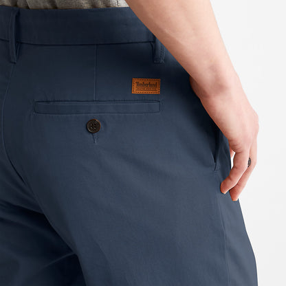 Mens Timberland Squam Lake Stretch Chinos for Men in Blue