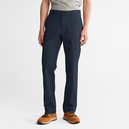 Mens Timberland Squam Lake Twill Chino Pants for Men in Navy